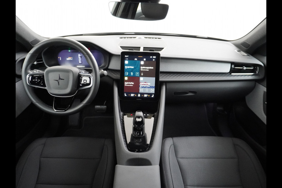Polestar 2 Long Range 78 kWh Sleutelloos (GSM-sleutel) Adaptive-Cruise Carplay Android 360-Camera 19"LM Led-Pixel-Lamp WiFi PDC-a+v Park-As Phone-Connect.Stoel-Verwarmd 1500kg-trekvermogen OnePedal drive Licht+Zichtpakket 55.000 nieuw!! EBD RemAssist Virtual-Cockpit digiDash Uitparkeer waarschuwing Botswaarsc.syst. Autonoom-Rem Noodrem ESP TCS Hill-Assist Lane Assist Pre-Crash-Syst. Emergency-Call Keyless Ecc tot 149kw snell