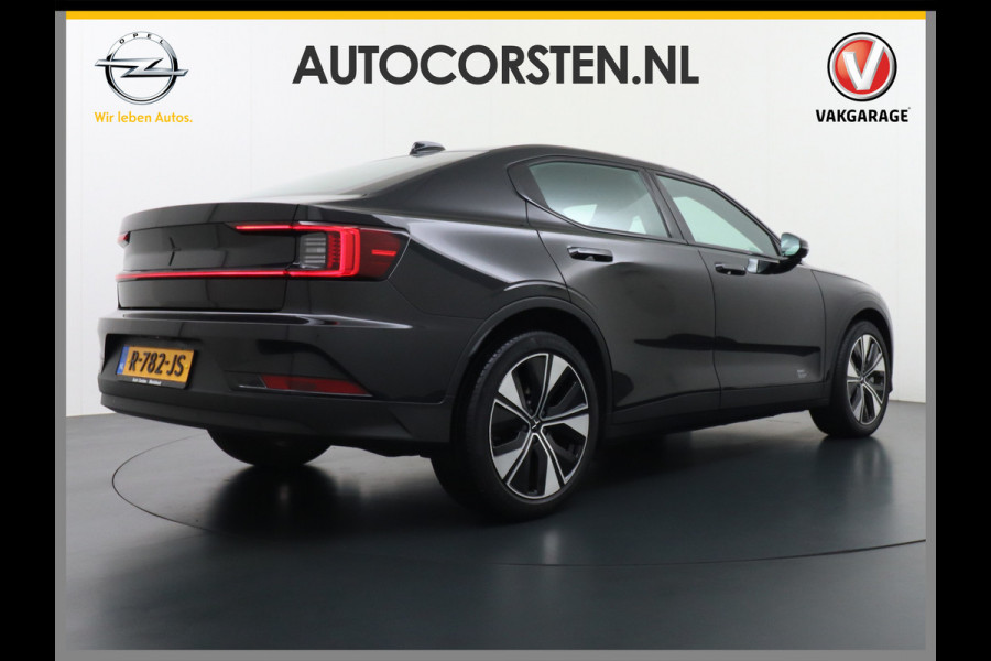 Polestar 2 Long Range 78 kWh Sleutelloos (GSM-sleutel) Adaptive-Cruise Carplay Android 360-Camera 19"LM Led-Pixel-Lamp WiFi PDC-a+v Park-As Phone-Connect.Stoel-Verwarmd 1500kg-trekvermogen OnePedal drive Licht+Zichtpakket 55.000 nieuw!! EBD RemAssist Virtual-Cockpit digiDash Uitparkeer waarschuwing Botswaarsc.syst. Autonoom-Rem Noodrem ESP TCS Hill-Assist Lane Assist Pre-Crash-Syst. Emergency-Call Keyless Ecc tot 149kw snell