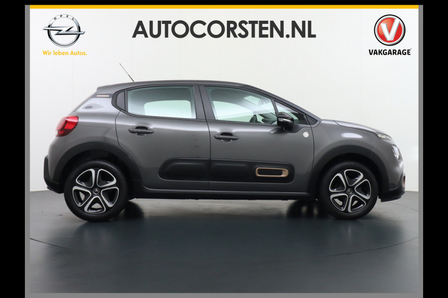 Citroën C3 1.2I Navi Ecc Apple Carplay Android Auto Cruise Control C-Series 16"lm Regensensor Spoorassistent ldws Bluetooth Pack Safety Lmv Origin. NLse auto  € 24.000 nieuw! 1e Eigenaar