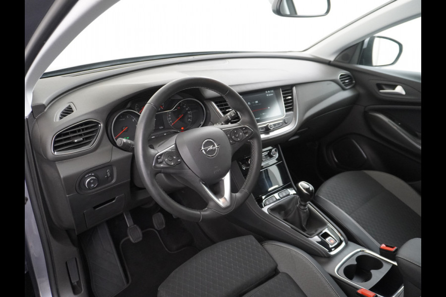 Opel Grandland X T 131pk 360Camera Navi 1/2Leer Apple/AndroidPdc Dab Ecc Tel. Isofix Mistlampen Blindspot Lane-dep. Bordherk. Usb Bluetooth CruiseControl Licht-/Zichtpakket Elek.Inkl.spiegels Elek.Ramen Led 17''LM 1.2 Turbo Business Elegance NL-auto! B- klasse EURO 6 Origin.NLse auto Volledig Dealer onderhouden laatste beurt bij 101.000km