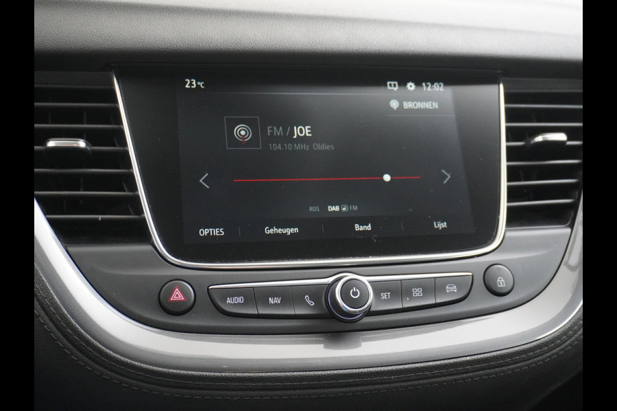 Opel Grandland X T 131pk 360Camera Navi 1/2Leer Apple/AndroidPdc Dab Ecc Tel. Isofix Mistlampen Blindspot Lane-dep. Bordherk. Usb Bluetooth CruiseControl Licht-/Zichtpakket Elek.Inkl.spiegels Elek.Ramen Led 17''LM 1.2 Turbo Business Elegance NL-auto! B- klasse EURO 6 Origin.NLse auto Volledig Dealer onderhouden laatste beurt bij 101.000km