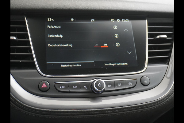 Opel Grandland X T 131pk 360Camera Navi 1/2Leer Apple/AndroidPdc Dab Ecc Tel. Isofix Mistlampen Blindspot Lane-dep. Bordherk. Usb Bluetooth CruiseControl Licht-/Zichtpakket Elek.Inkl.spiegels Elek.Ramen Led 17''LM 1.2 Turbo Business Elegance NL-auto! B- klasse EURO 6 Origin.NLse auto Volledig Dealer onderhouden laatste beurt bij 101.000km