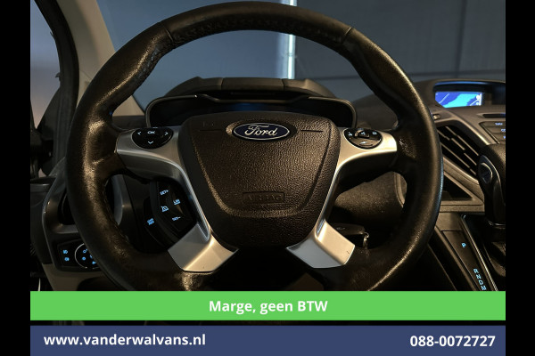 Ford Tourneo Custom 2.0 TDCI **MARGE, Geen btw, Geen bpm** 131pk Automaat L2H1 Personenbus Euro6 Airco | 2x zijdeur | 8-Zits | Navigatie Cruisecontrol, Trekhaak, Parkeersensoren, LM velgen, Verwarmde voorruit, Achterklep