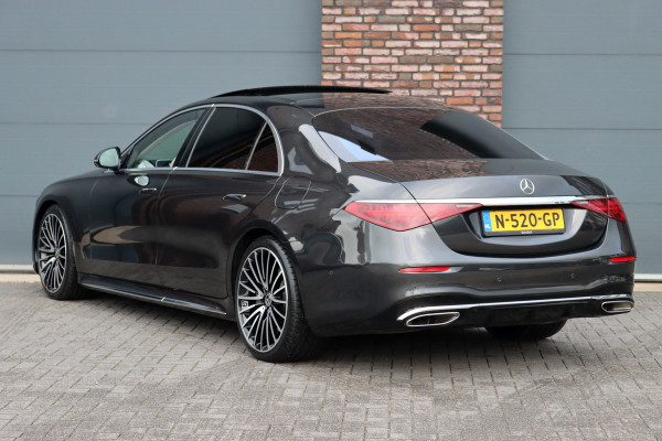 Mercedes-Benz S-Klasse 580 e Lang AMG Line | Airmatic | Distronic+ | Chauffeurspakket | Zonweringspakket | Massage V+A | | MBUX Tablet | Burmester | HUD | Stoelventilatie V+A | Nekverwarming |