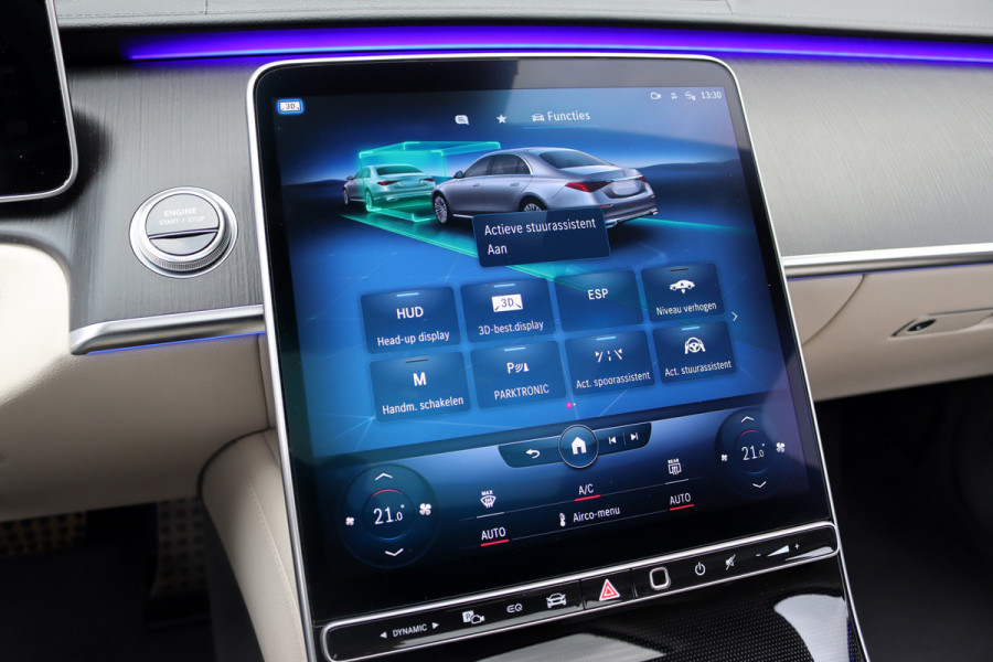 Mercedes-Benz S-Klasse 580 e Lang AMG Line | Airmatic | Distronic+ | Chauffeurspakket | Zonweringspakket | Massage V+A | | MBUX Tablet | Burmester | HUD | Stoelventilatie V+A | Nekverwarming |