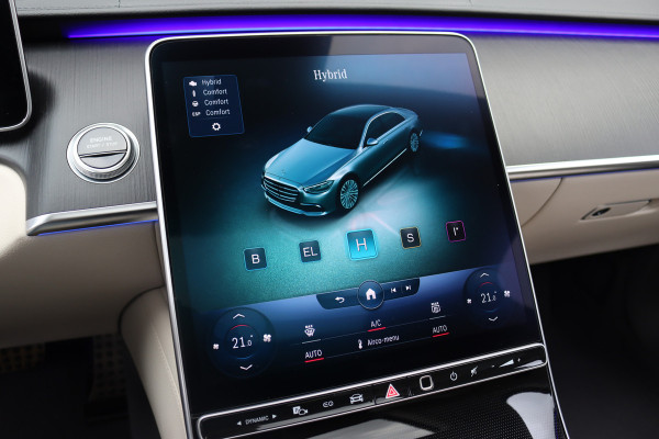 Mercedes-Benz S-Klasse 580 e Lang AMG Line | Airmatic | Distronic+ | Chauffeurspakket | Zonweringspakket | Massage V+A | | MBUX Tablet | Burmester | HUD | Stoelventilatie V+A | Nekverwarming |