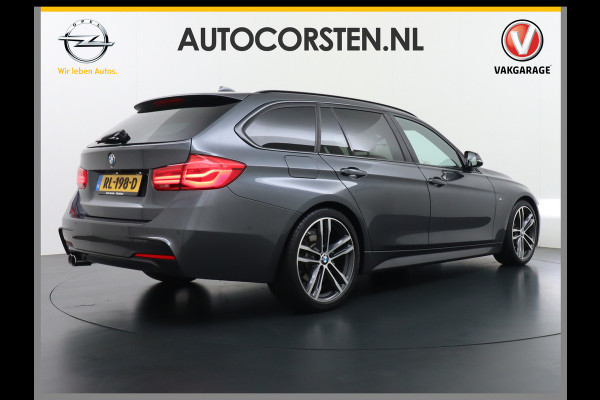 BMW 3 Serie Touring 330i AUT-8 M-Sport Pack Leder+Memory Harman&Kardon® Audio Adap.Cruise Apple Carplay Head-Up Navi 19" Virtual CockpitCame Lmv  Stoelverwarming DAB Elek.Achterklep Zwarte-Hemel Adaptieve Led Wifi Surround Camera Origineel Nederlandse Auto Zeer compleet! € 71.000 nieuwprijs !