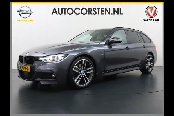 BMW 3 Serie Touring 330i AUT-8 M-Sport Pack Leder+Memory Harman&Kardon® Audio Adap.Cruise Apple Carplay Head-Up Navi 19" Virtual CockpitCame Lmv  Stoelverwarming DAB Elek.Achterklep Zwarte-Hemel Adaptieve Led Wifi Surround Camera Origineel Nederlandse Auto Zeer compleet! € 71.000 nieuwprijs !