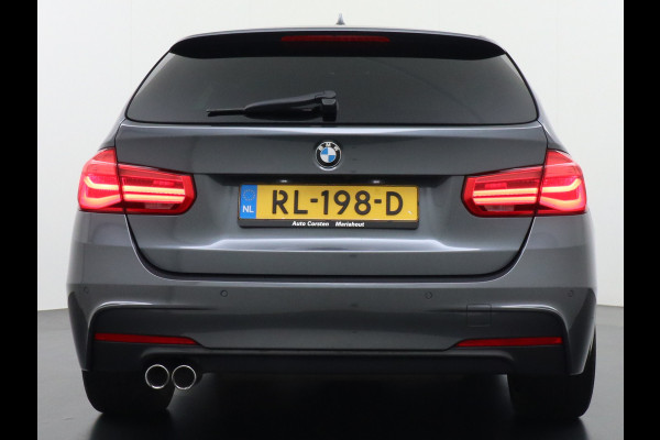 BMW 3 Serie Touring 330i AUT-8 M-Sport Pack Leder+Memory Harman&Kardon® Audio Adap.Cruise Apple Carplay Head-Up Navi 19" Virtual CockpitCame Lmv  Stoelverwarming DAB Elek.Achterklep Zwarte-Hemel Adaptieve Led Wifi Surround Camera Origineel Nederlandse Auto Zeer compleet! € 71.000 nieuwprijs !