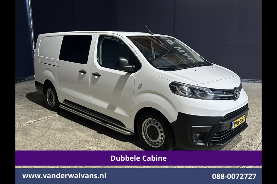 Toyota ProAce 2.0 D-4D 145pk L3H1 Dubbele Cabine Euro6 Airco | 6-zits | Navigatie | Apple Carplay Cruisecontol, Android Auto, 2500kg Trekhaak, Sidebars, Parkeersensoren, Bijrijdersbank