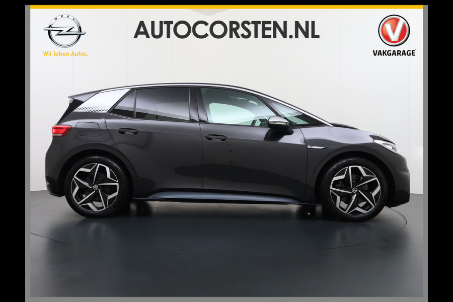 Volkswagen ID.3 First Plus 58kWh SOH 91% Adap.Cruise Apple Carplay Android Lmv 19" Navi Camera Pdc Stoel+Stuurverwarming Keyless Advanced Matrix Led + Dynamisch Led Achterlicht en Isofix DAB Privacy Glas Rijstrooksensor SOH 91% 1e Eigenaar Origineel Nederlandse Auto