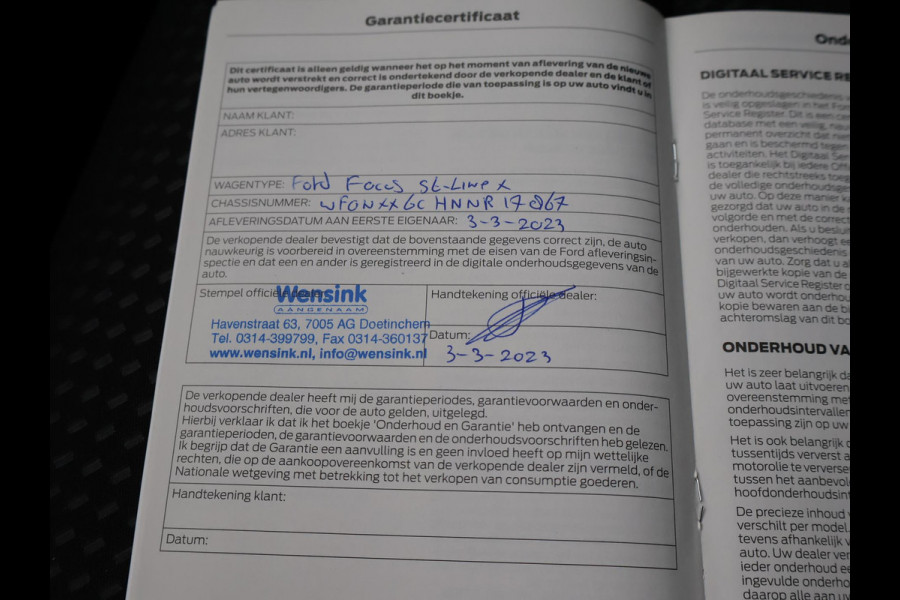 Ford Focus 1.0 ECOBOOST HYBRID 155 PK ST-LINE X + B&O | WINTERPACK | 13" NAVIGATIE | HEAD-UP | 18 INCH | ADAPTIVE CRUISE