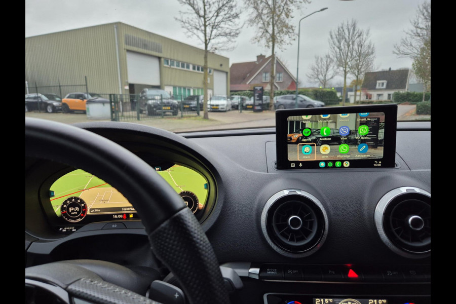 Audi A3 3x 1e eig. S Line Edition Massage Android CarPlay Apple Virtual dash Adaptieve Cruise Line Assist Navi NAP 1.5 TFSI Sport