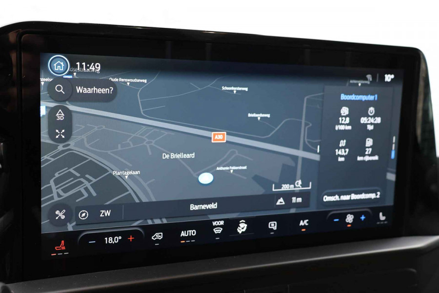 Ford Transit Custom 320 2.0 TDCI 170 PK L2H1 Limited DC | Dubbel Cabine | ACC | Blind Spot | Navigatie | Camera | CarPlay | Lane Assist | Trekhaak | BPM VRIJ | Verlengde fabrieksgarantie tot 04-2030