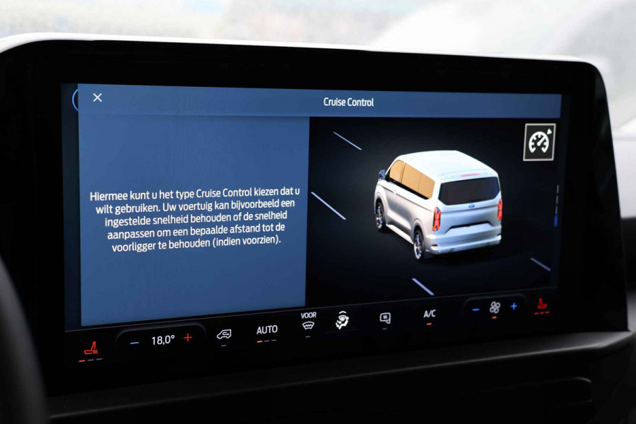 Ford Transit Custom 320 2.0 TDCI 170 PK L2H1 Limited DC | Dubbel Cabine | ACC | Blind Spot | Navigatie | Camera | CarPlay | Lane Assist | Trekhaak | BPM VRIJ | Verlengde fabrieksgarantie tot 04-2030