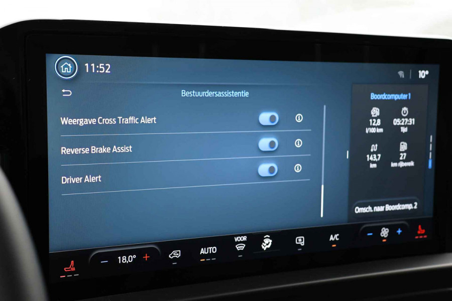 Ford Transit Custom 320 2.0 TDCI 170 PK L2H1 Limited DC | Dubbel Cabine | ACC | Blind Spot | Navigatie | Camera | CarPlay | Lane Assist | Trekhaak | BPM VRIJ | Verlengde fabrieksgarantie tot 04-2030