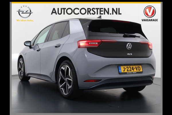 Volkswagen ID.3 First Plus 58kWh Apple Carplay Android Auto Adap.Cruise Lmv 19" Navi Camera Pdc Stoel+Stuurverwarming Keyless Advanced Matrix Led + Dynamisch Led Achterlicht en Isofix DAB Privacy Glas Rijstrooksensor SOH 89% Origineel Nederlandse Auto