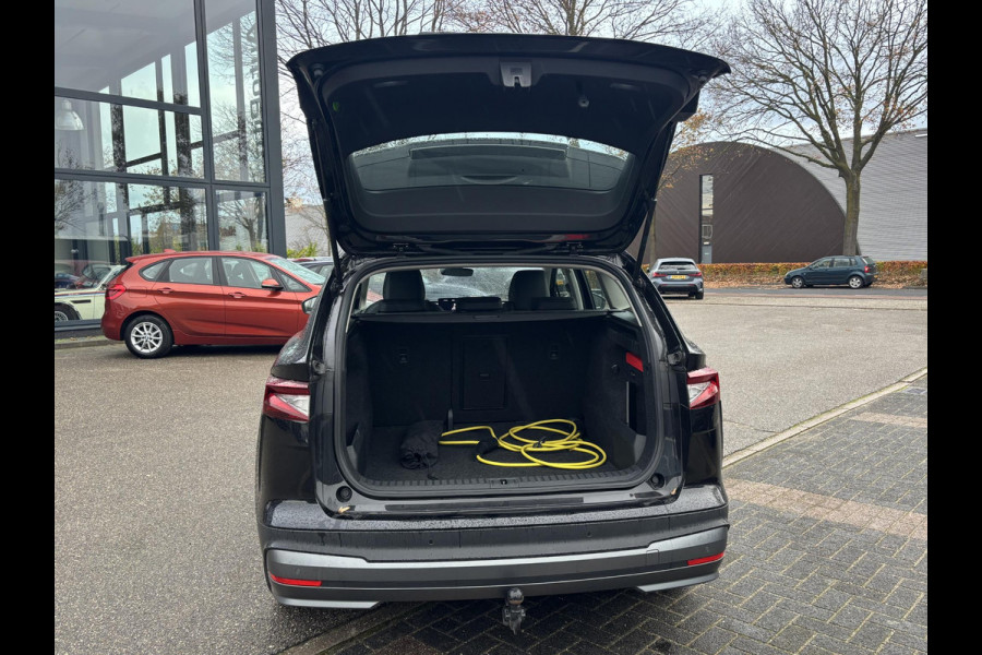 Škoda ENYAQ iV 80 Business Edition WARMTEPOMP| ELEK. TREKHAAK| ADAPTIEVE CRUISE| STOEL + STUURVERWARMING| CAMERA| RIJSTROOKSENSOR|