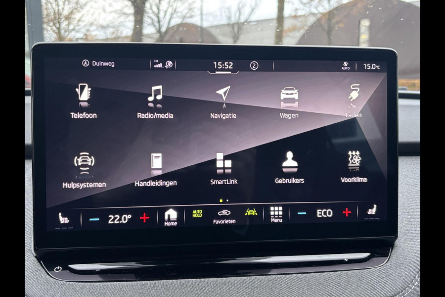 Škoda ENYAQ iV 80 Business Edition WARMTEPOMP| ELEK. TREKHAAK| ADAPTIEVE CRUISE| STOEL + STUURVERWARMING| CAMERA| RIJSTROOKSENSOR|