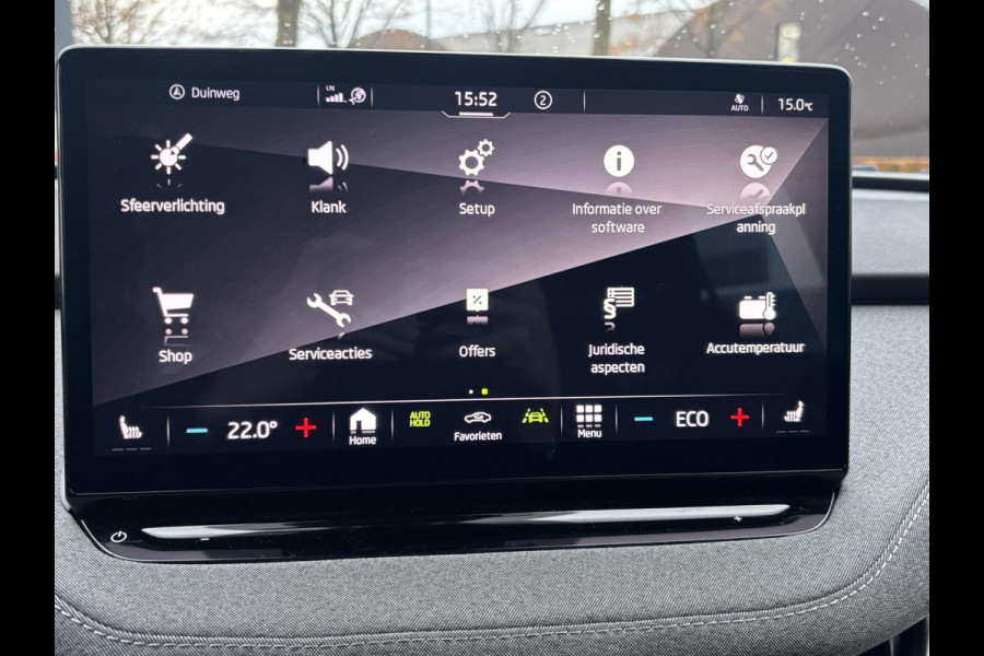 Škoda ENYAQ iV 80 Business Edition WARMTEPOMP| ELEK. TREKHAAK| ADAPTIEVE CRUISE| STOEL + STUURVERWARMING| CAMERA| RIJSTROOKSENSOR|