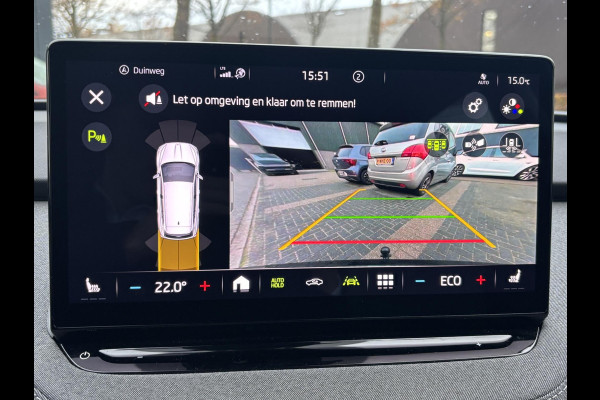 Škoda ENYAQ iV 80 Business Edition WARMTEPOMP| ELEK. TREKHAAK| ADAPTIEVE CRUISE| STOEL + STUURVERWARMING| CAMERA| RIJSTROOKSENSOR|