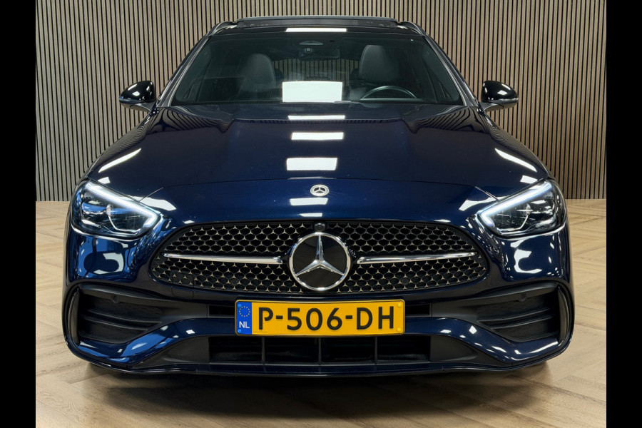 Mercedes-Benz C-Klasse Estate C300e AMG Line Plug-in hybride PANORAMADAK AIRCO CAMERA CRUISE SFEERVERLICHTING LEDER KEYLESS START
