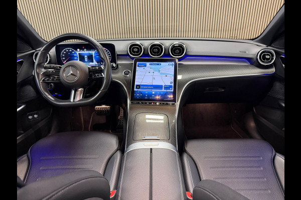 Mercedes-Benz C-Klasse Estate C300e AMG Line Plug-in hybride PANORAMADAK AIRCO CAMERA CRUISE SFEERVERLICHTING LEDER KEYLESS START