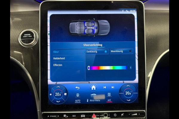 Mercedes-Benz C-Klasse Estate C300e AMG Line Plug-in hybride PANORAMADAK AIRCO CAMERA CRUISE SFEERVERLICHTING LEDER KEYLESS START