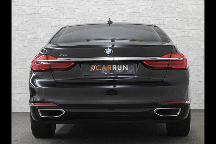BMW 7 Serie 730d xDrive | Schuifdak | Massage | 360 Camera | Soft-Close | ACC | Laser-LED | Indiv. Leder | Luchtvering | Achterasbesturing | Comfortstoelen | Stoelventilatie | Head-Up | 4-Zone Clima | Keyless-Entry | Driving Assist Pro. | Sfeerverlichting |