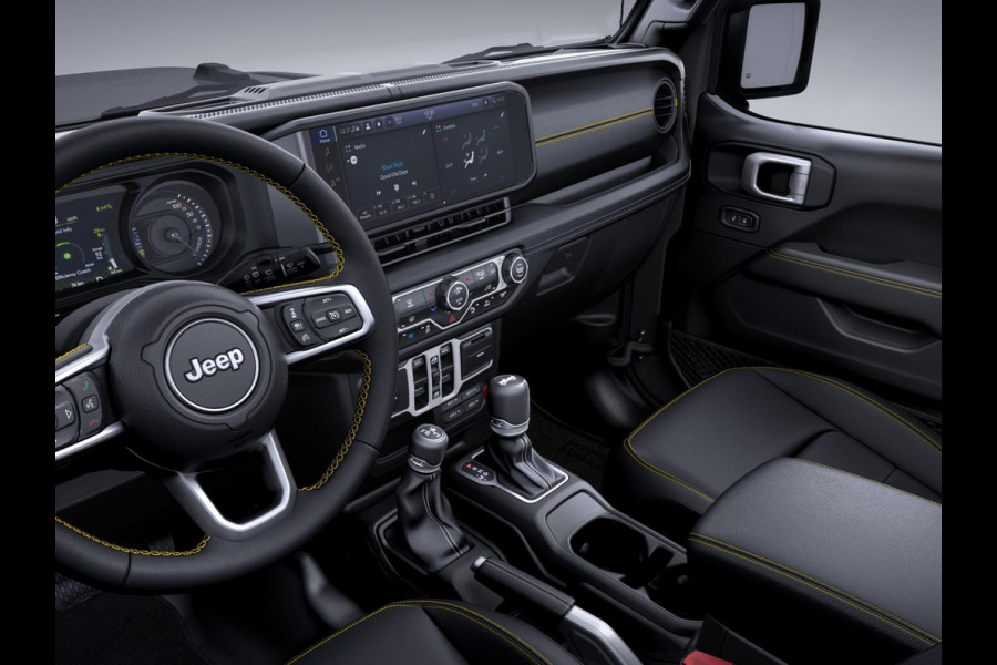 Jeep Wrangler Unlimited 4xe 380 Sahara | MY25 | 22" Brute velgen | Geel kenteken !