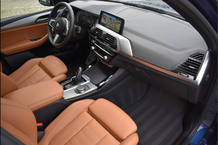 BMW X3 xDrive20i M-Pakket 184 Pk Pano Bruin Leder Trekhaak Full Led Camera 21 Inch