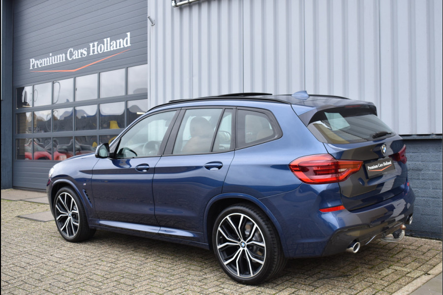 BMW X3 xDrive20i M-Pakket 184 Pk Pano Bruin Leder Trekhaak Full Led Camera 21 Inch