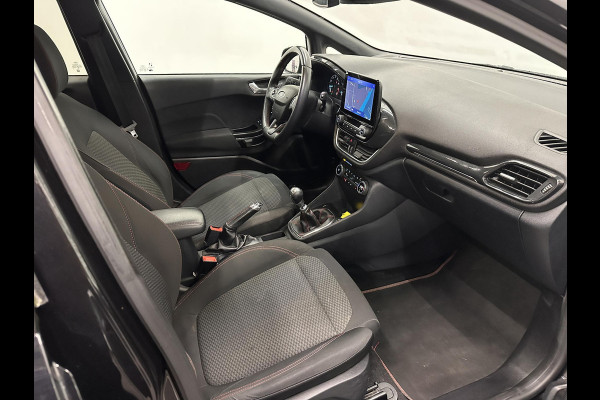 Ford Fiesta 1.0 EcoBoost ST-Line 125PK 6V Navigatie Full LED Carplay Parkeersensoren Cruise Control Stoel+Stuurverwarming Climate Control Privacy Glass 17" DAB+