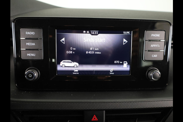 Škoda SCALA 1.0 TSI Ambition 110pk | Navigatie via App | lichtmetalen velgen | Parkeercamera | Cruise controle