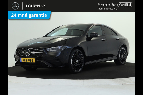 Mercedes-Benz CLA-Klasse 250 e AMG Plug-In Hybride AMG LIne | Night PAkket | 19 Inch AMG Velgen | Dodehoek Assist | Multibeam Koplampen | 11kW Laden. Inclusief 48 maanden MB Certified garantie voor Europa.