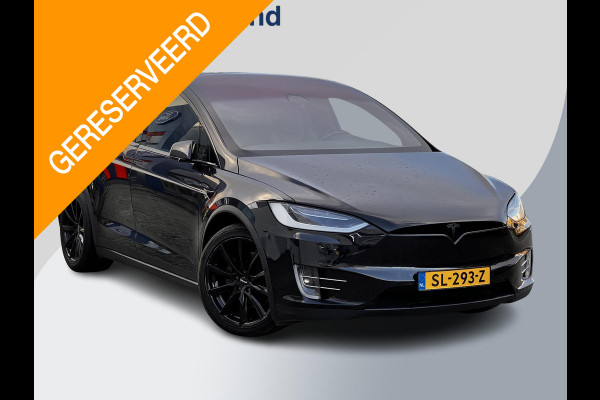 Tesla Model X 75D Base 7p. | Trekhaak | Lederen bekleding |