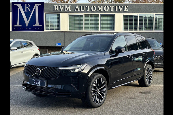 Volvo XC90 2.0 T8 Plug-in hybrid AWD Plus Dark 1000KM| VOL OPTIES!|FABRIEKSGARANTIE T/M 09-2027|  PANO| MEM. STOELEN| STOEL/ STUURVERW.| 360 CAMERA| DODE HOEK | ACHTERBANK VERWARMD|