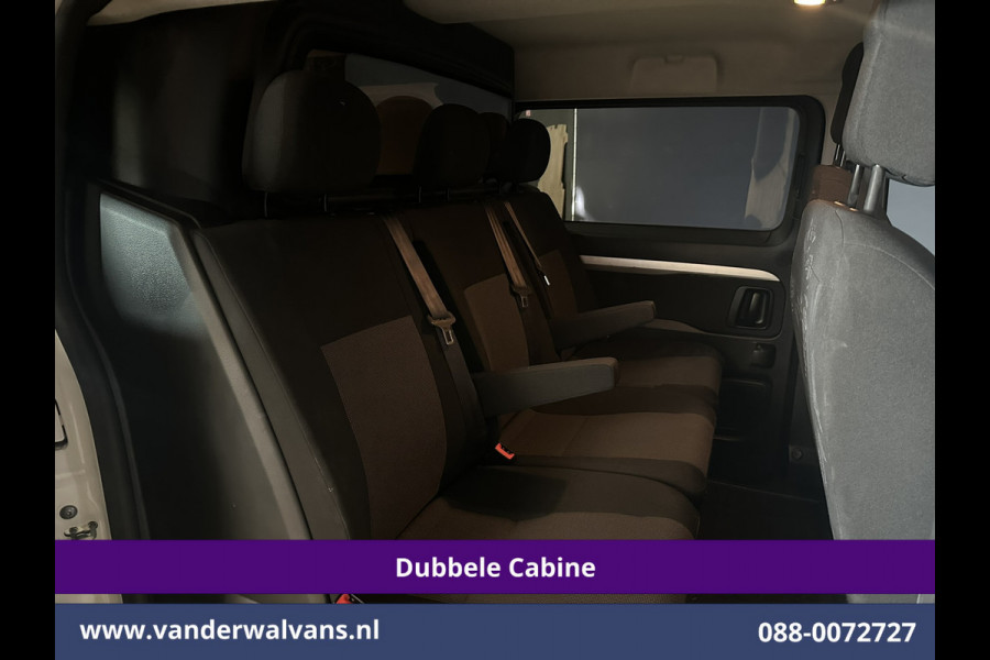 Peugeot Expert 2.0 BlueHDI 123pk L3H1 Dubbele Cabine Euro6 Airco | 2x zijdeur | 2500kg Trekhaak | 5-Zits Cruisecontrol, Parkeersensoren