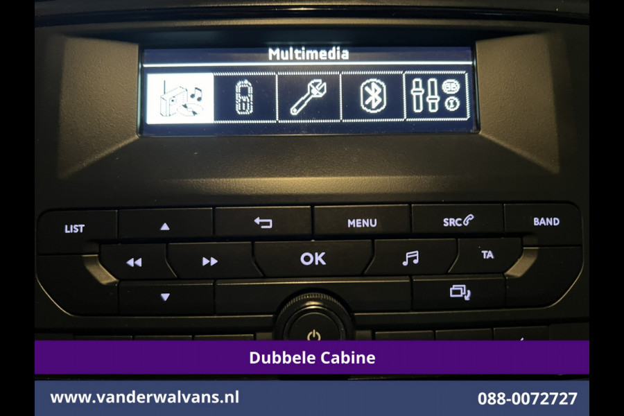 Peugeot Expert 2.0 BlueHDI 123pk L3H1 Dubbele Cabine Euro6 Airco | 2x zijdeur | 2500kg Trekhaak | 5-Zits Cruisecontrol, Parkeersensoren