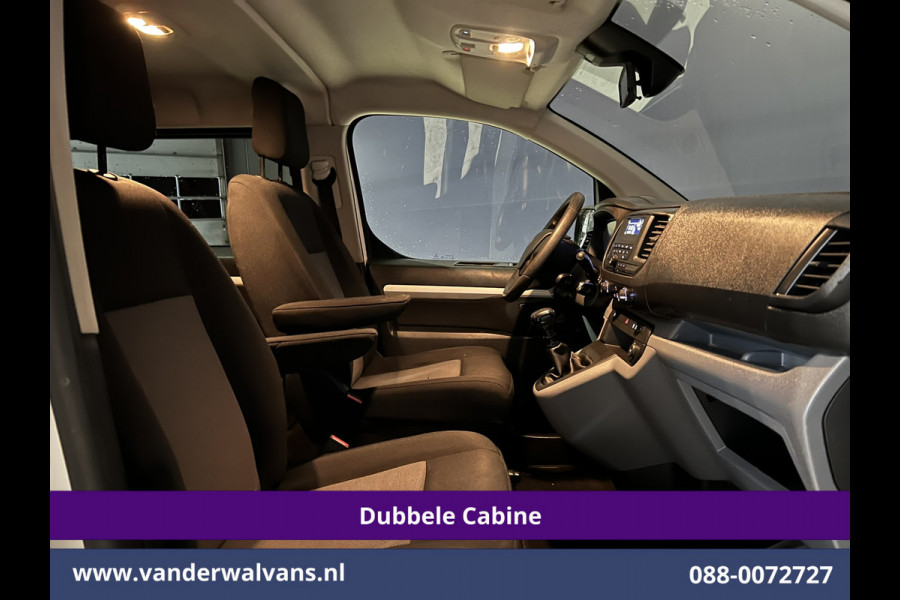 Peugeot Expert 2.0 BlueHDI 123pk L3H1 Dubbele Cabine Euro6 Airco | 2x zijdeur | 2500kg Trekhaak | 5-Zits Cruisecontrol, Parkeersensoren