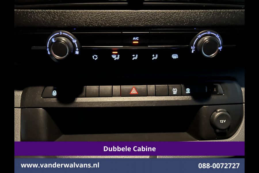 Peugeot Expert 2.0 BlueHDI 123pk L3H1 Dubbele Cabine Euro6 Airco | 2x zijdeur | 2500kg Trekhaak | 5-Zits Cruisecontrol, Parkeersensoren