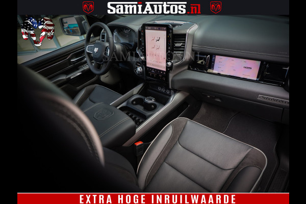 Dodge Ram 1500 Night Premium | Full Option | Eerste Eigenaar | De Meest Luxe Pick-Up in zijn Klasse | Comfortabele Dubbele Cabine met Royale 5 Zitplaatsen | Bom Vol |