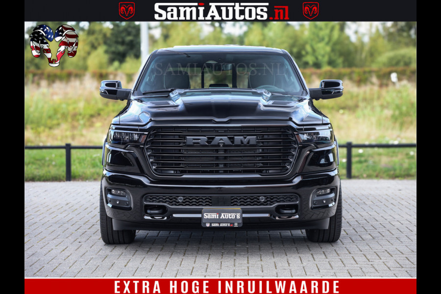 Dodge Ram 1500 Night Premium | Full Option | Eerste Eigenaar | De Meest Luxe Pick-Up in zijn Klasse | Comfortabele Dubbele Cabine met Royale 5 Zitplaatsen | Bom Vol |