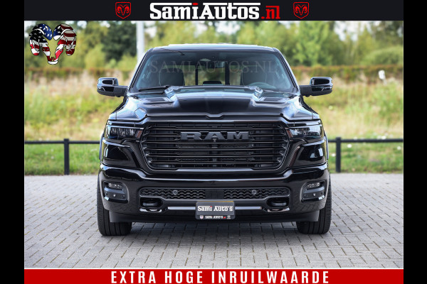 Dodge Ram 1500 Night Premium | Full Option | Eerste Eigenaar | De Meest Luxe Pick-Up in zijn Klasse | Comfortabele Dubbele Cabine met Royale 5 Zitplaatsen | Bom Vol |