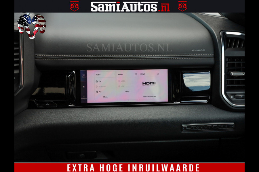 Dodge Ram 1500 Night Premium | Full Option | Eerste Eigenaar | De Meest Luxe Pick-Up in zijn Klasse | Comfortabele Dubbele Cabine met Royale 5 Zitplaatsen | Bom Vol |