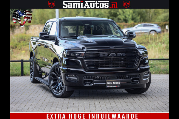 Dodge Ram 1500 Night Premium | Full Option | Eerste Eigenaar | De Meest Luxe Pick-Up in zijn Klasse | Comfortabele Dubbele Cabine met Royale 5 Zitplaatsen | Bom Vol |