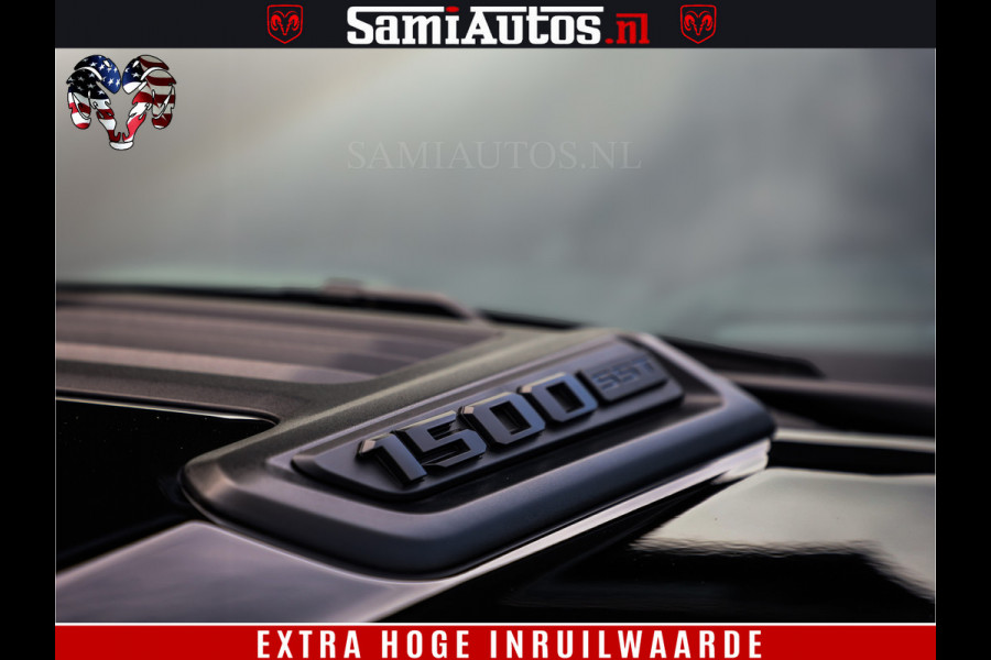 Dodge Ram 1500 Night Premium | Full Option | Eerste Eigenaar | De Meest Luxe Pick-Up in zijn Klasse | Comfortabele Dubbele Cabine met Royale 5 Zitplaatsen | Bom Vol |