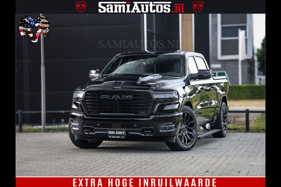 Dodge Ram 1500 Night Premium | Full Option | Eerste Eigenaar | De Meest Luxe Pick-Up in zijn Klasse | Comfortabele Dubbele Cabine met Royale 5 Zitplaatsen | Bom Vol |