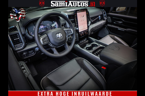 Dodge Ram 1500 Night Premium | Full Option | Eerste Eigenaar | De Meest Luxe Pick-Up in zijn Klasse | Comfortabele Dubbele Cabine met Royale 5 Zitplaatsen | Bom Vol |