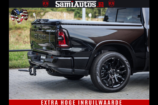 Dodge Ram 1500 Night Premium | Full Option | Eerste Eigenaar | De Meest Luxe Pick-Up in zijn Klasse | Comfortabele Dubbele Cabine met Royale 5 Zitplaatsen | Bom Vol |